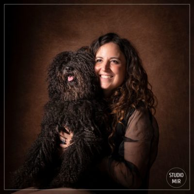 Idée cadeau originale Séance photo chien barbet chez un photographe dans le Val de Marne