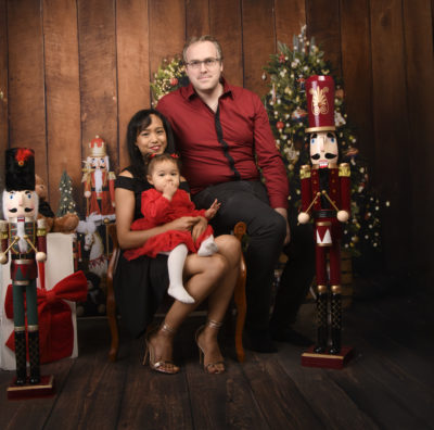 Séance photos Noël au Studio Mir