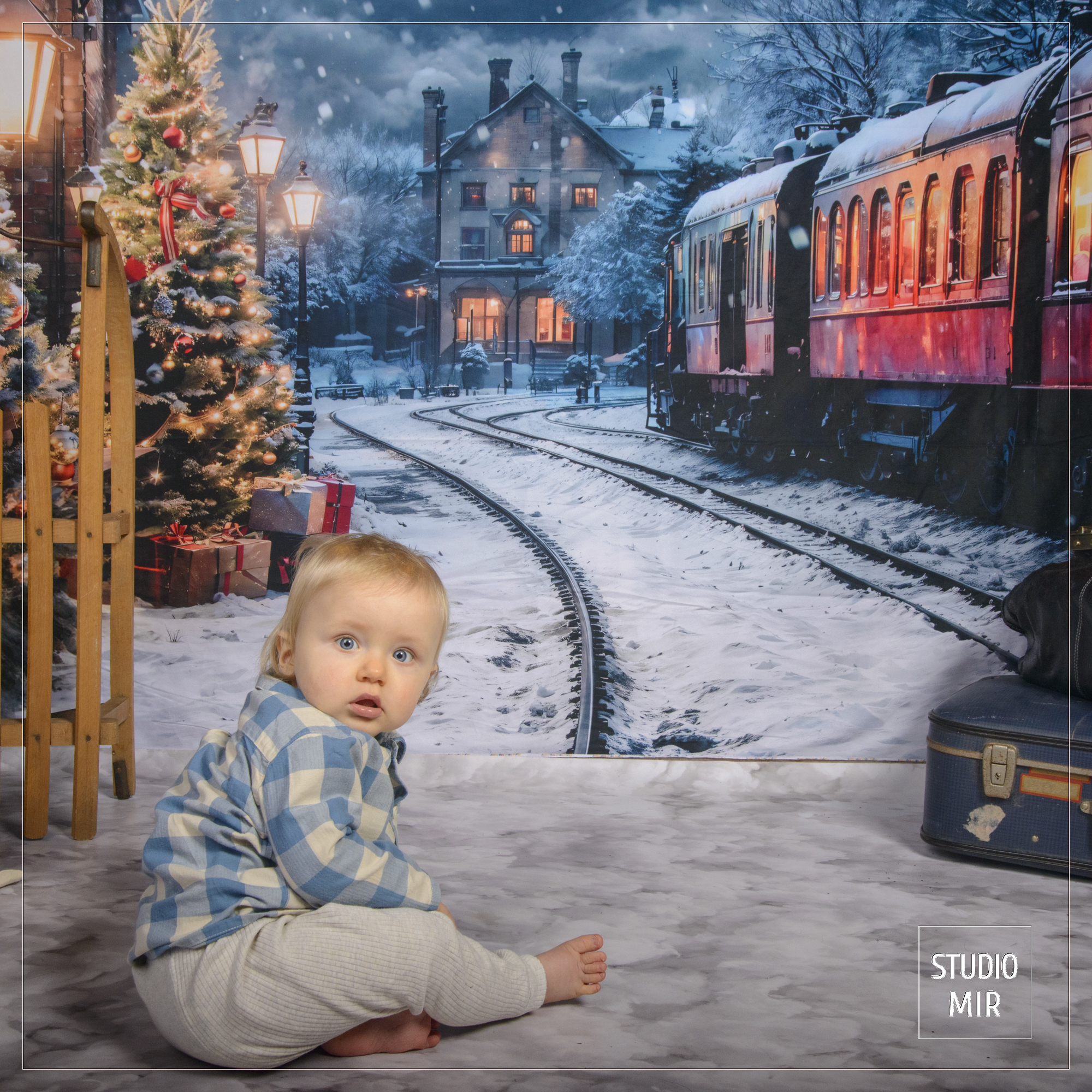 Photos de bébé pour Noël dans le 94