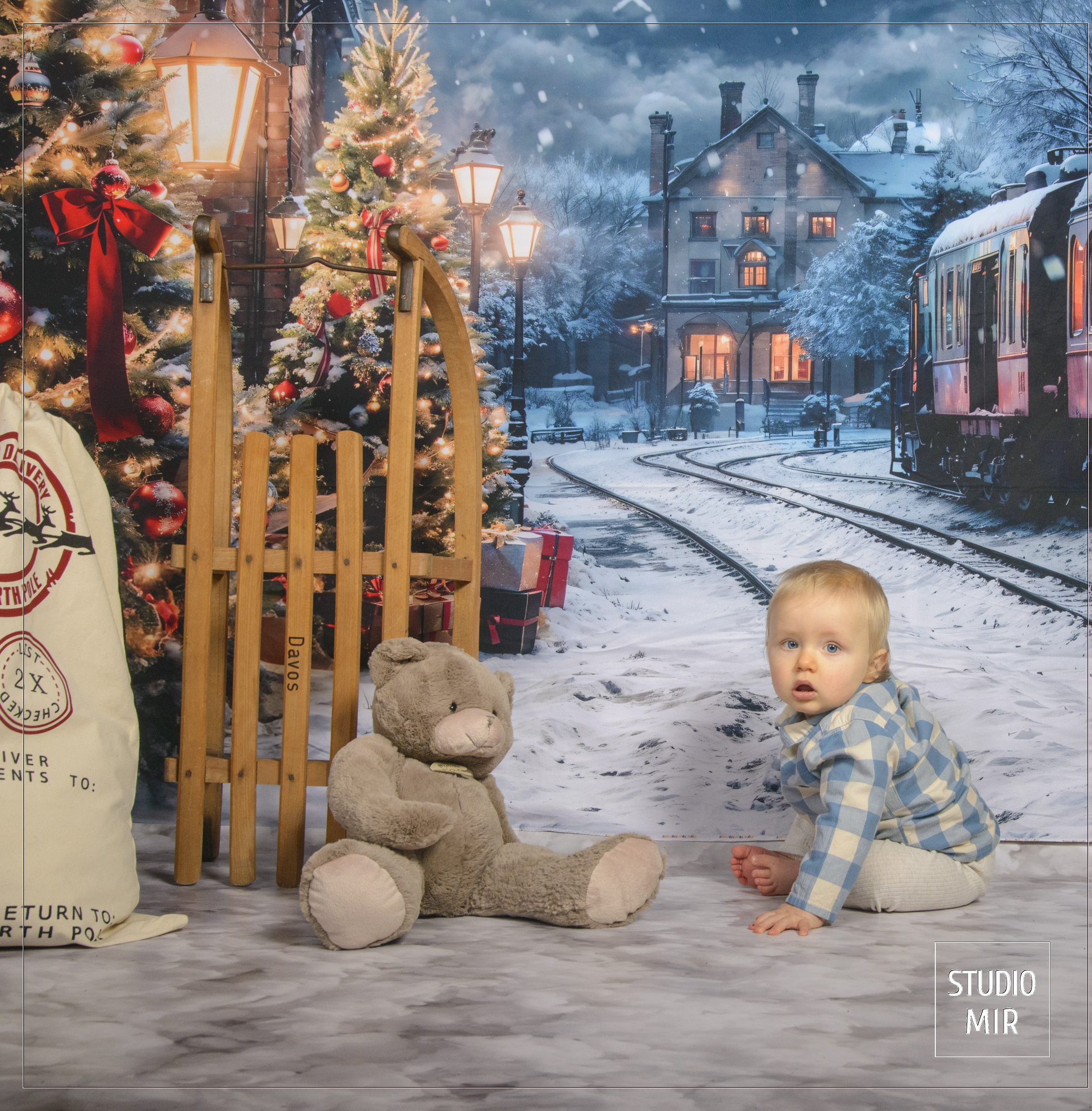 Photos de bébé pour Noël dans le 94