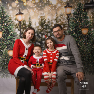 Séance Noël fun en famille au Studio Mir