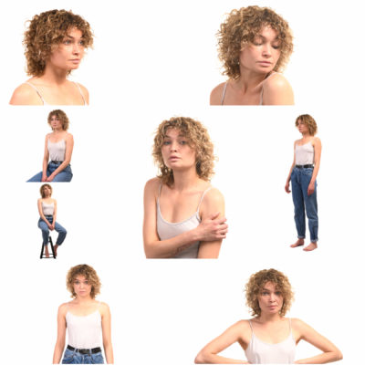 Shooting ado pour un book photo pour agence