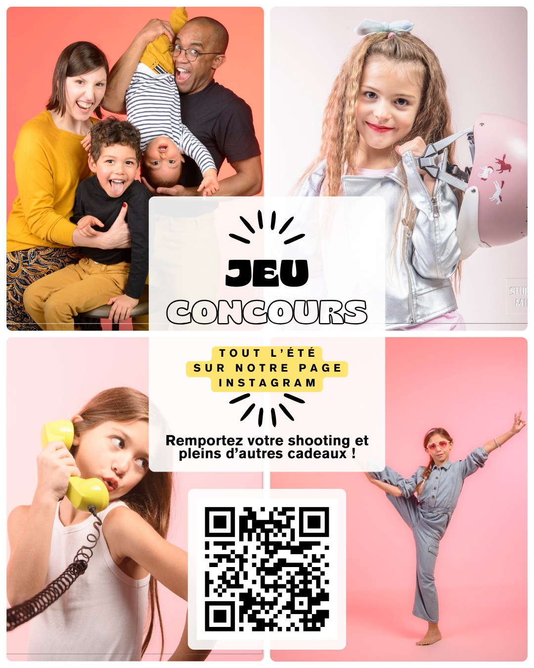 Post Instagram Jeu Concours Saison EÌteÌ Collage Photos ColoreÌ đ Grand Jeu Concours Instagram â Tout lâĂ©tĂ© au Studio Mir Saint-Maur !