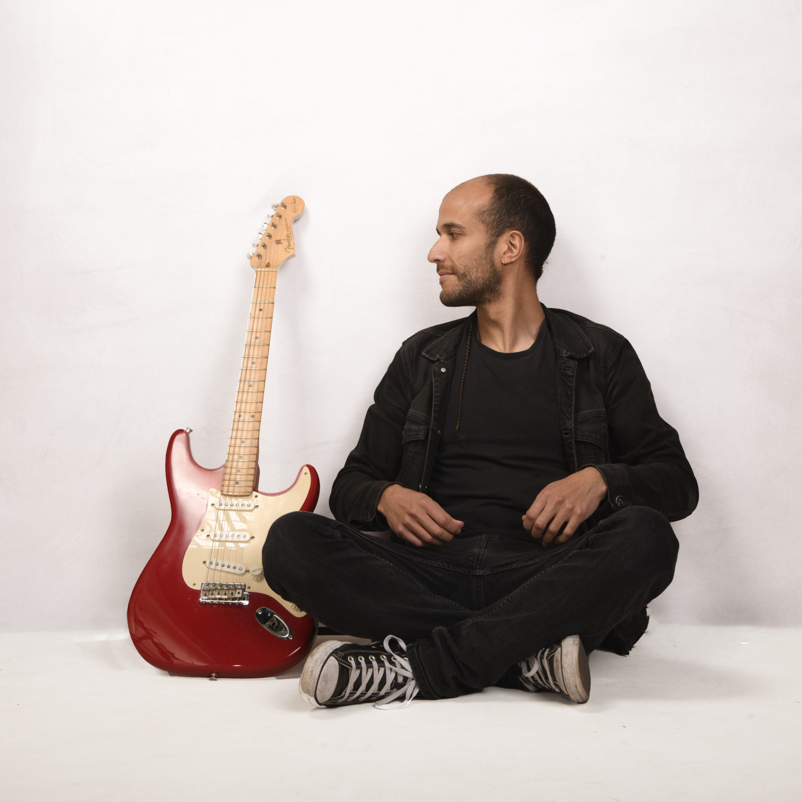 Séance photo pour un musicien en Île de France