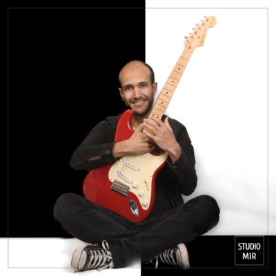 Séance photo pour un musicien en Île de France