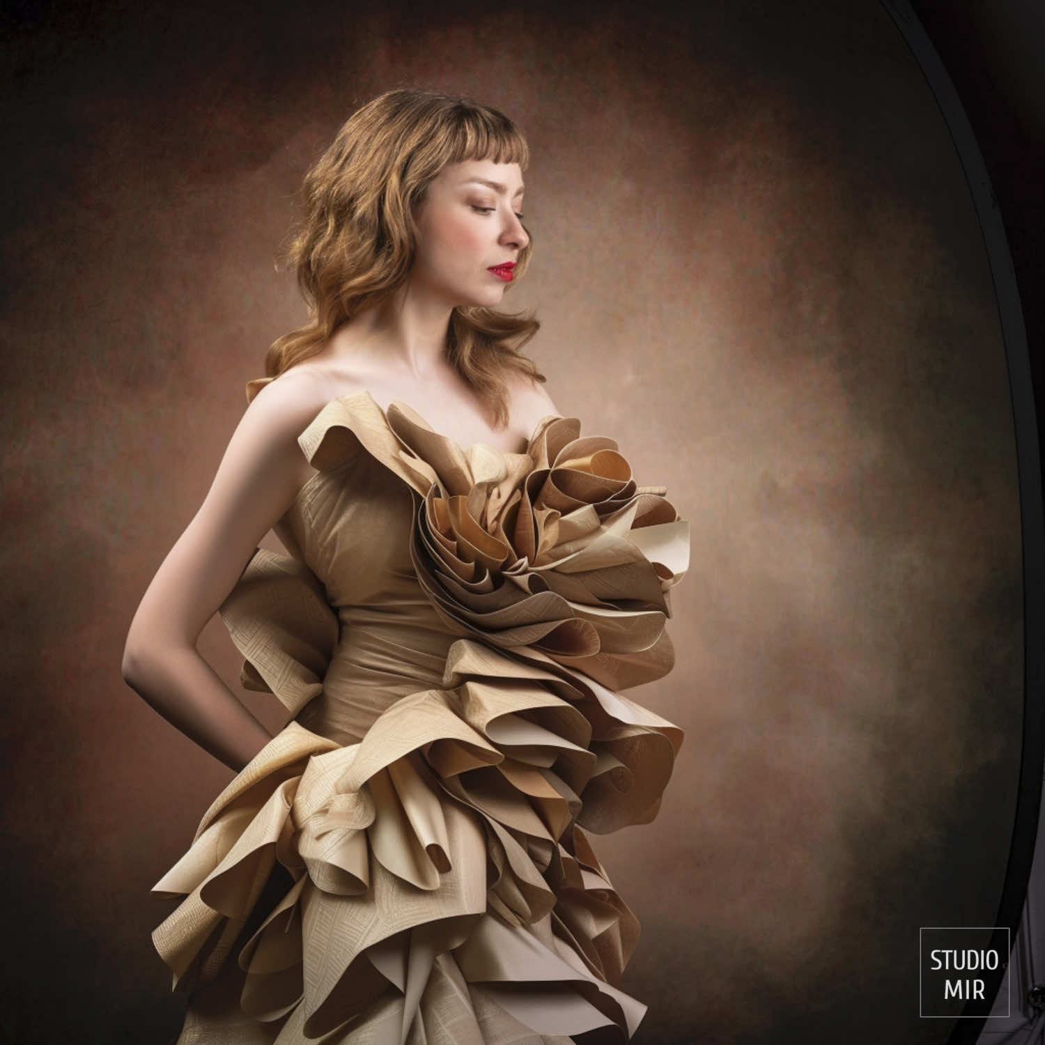 Séance portrait boudoir modele au Studio Mir