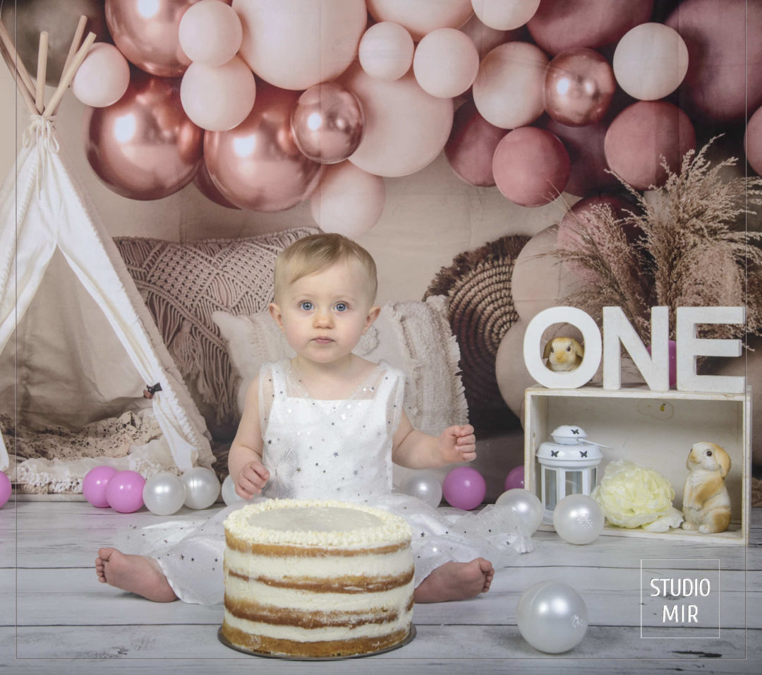 Séance smash the cake dans le Val de Marne