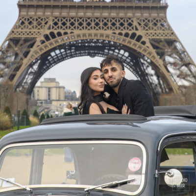 Photographe couple dans Paris