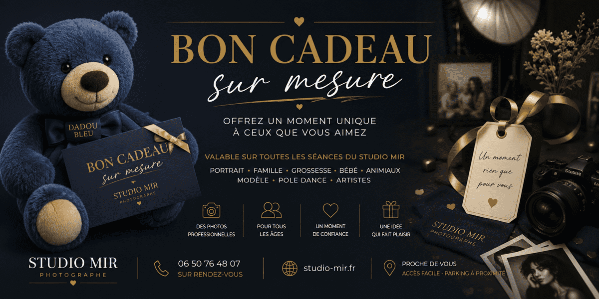 bon cadeau sur mesure a offrir, photo studio mir<br />
